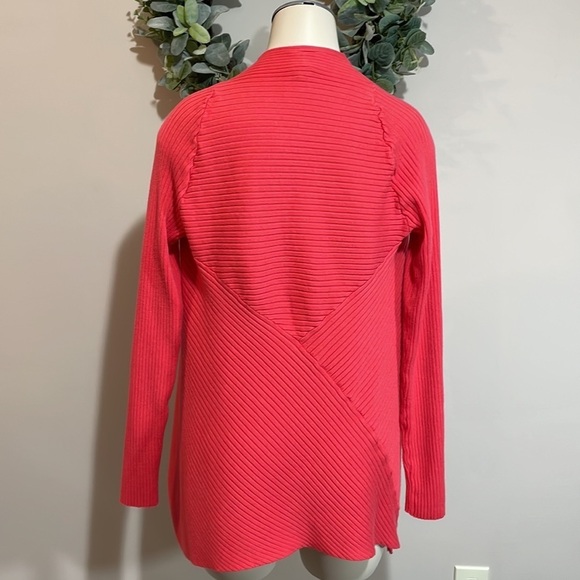 Worthington Long Sleeve Open Cardigan Asymmetrical M - Picture 5 of 13